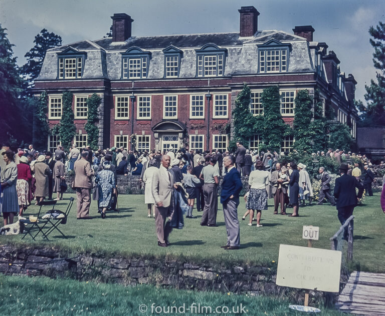 Garden Party at large house c1960