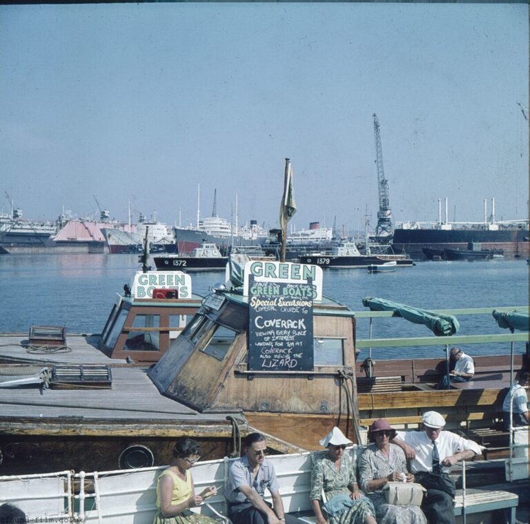 ‘Green Boats’ tourist boat at Falmouth in the 1960s