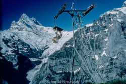 grindlewald chairlift in switzerland late 1950s