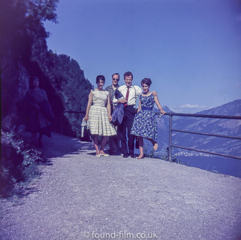 Group portrait on a mountainn pass c1960