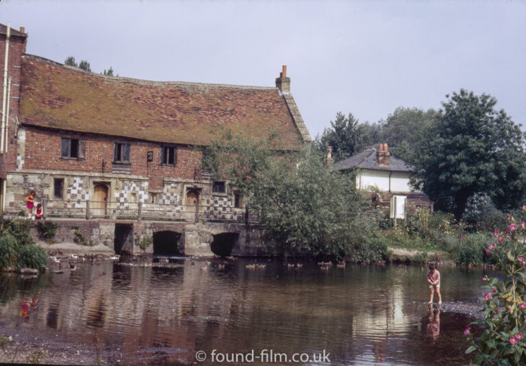 Harnham Water Mill in Salisbury, August 1972