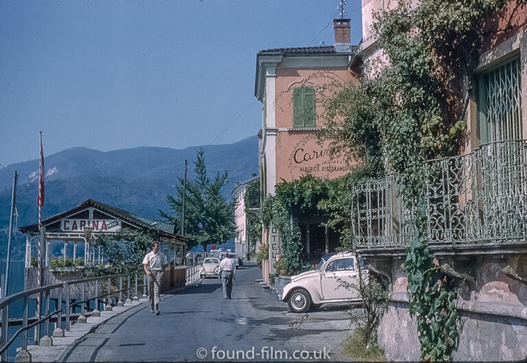 The Hotel Carina at Morcote in Switzerland c1961