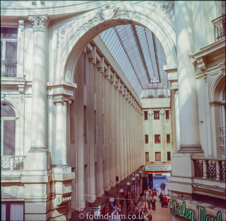 Indoor shopping in the Hague in 1957