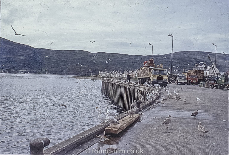 Loading fish on the Jetty at Ullapool – 1967