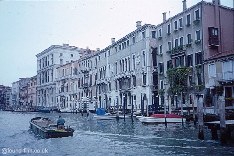 Building by the side of the water in Venice, Italy