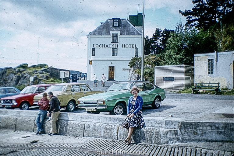 Lochalsh Hotel in Scotland taken in the mid-1970s