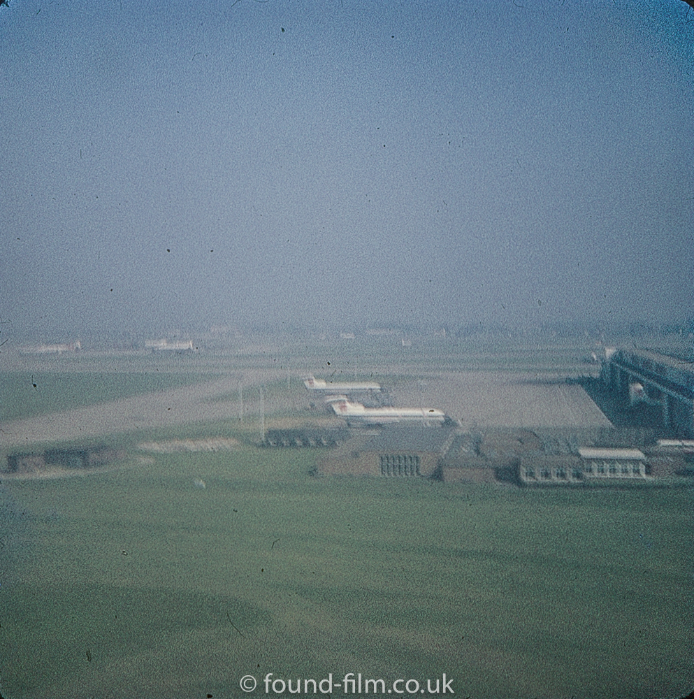 London airport from a Comet
