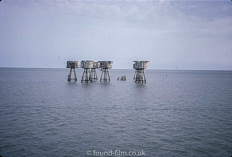 Maunsell Forts in the Thames Oct 1976