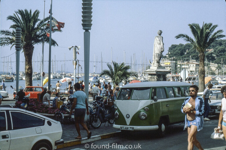 Mediterranean coastal town in August 1980