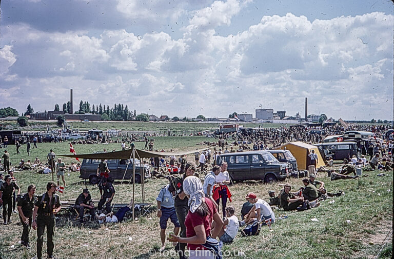 Military or Scout camp in October 1976