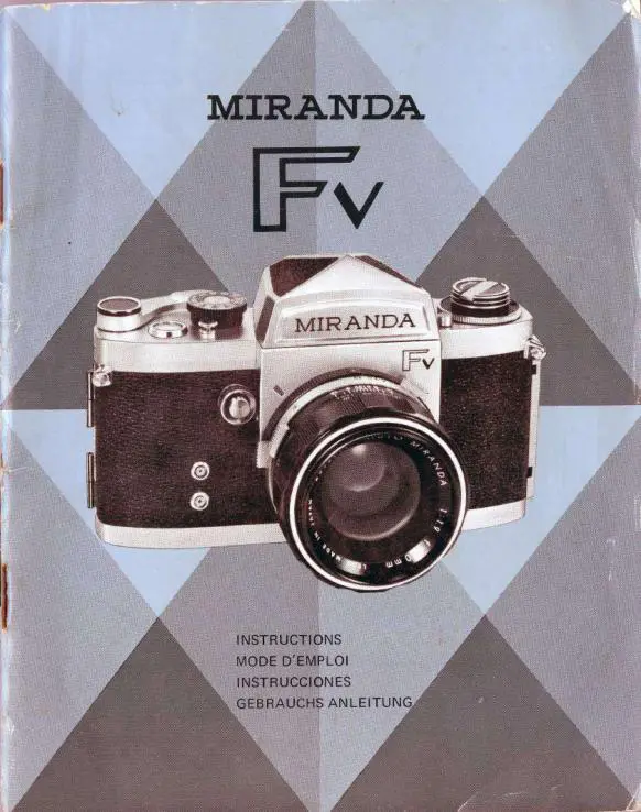 The front page of the Miranda FV User Manual