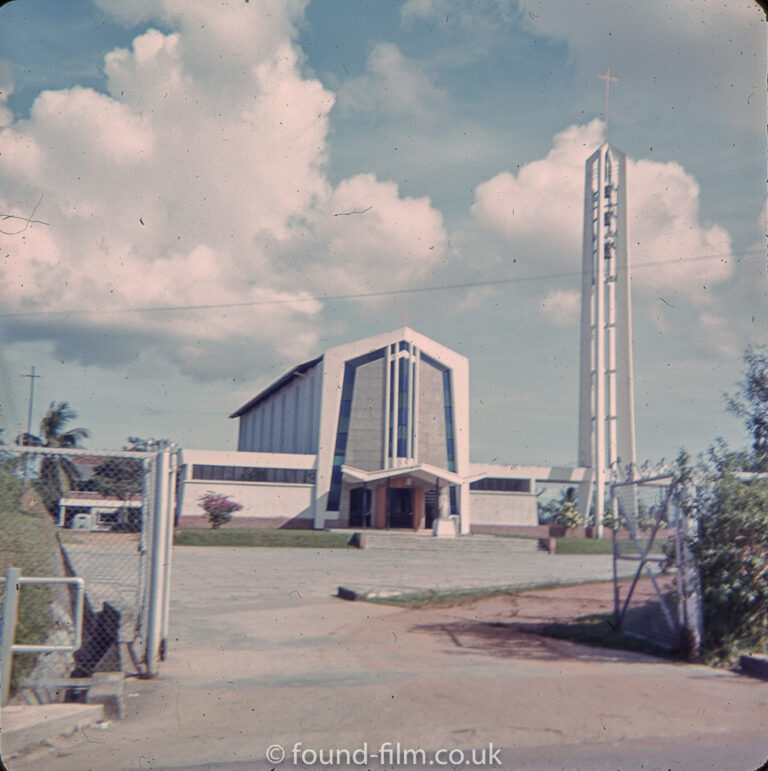 Church of St Francis Xavier in Singapore in the early 1960s