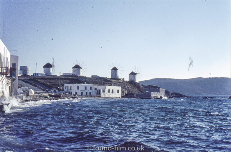 Mykonos windmills in Greece