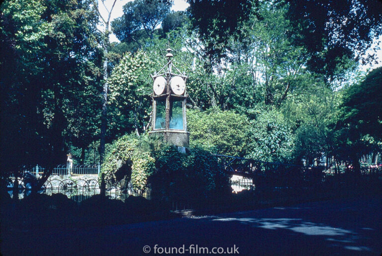 Old Water Clock at Villa Borghese, Rome