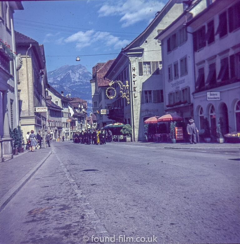 A parade in Altdorf about 1960