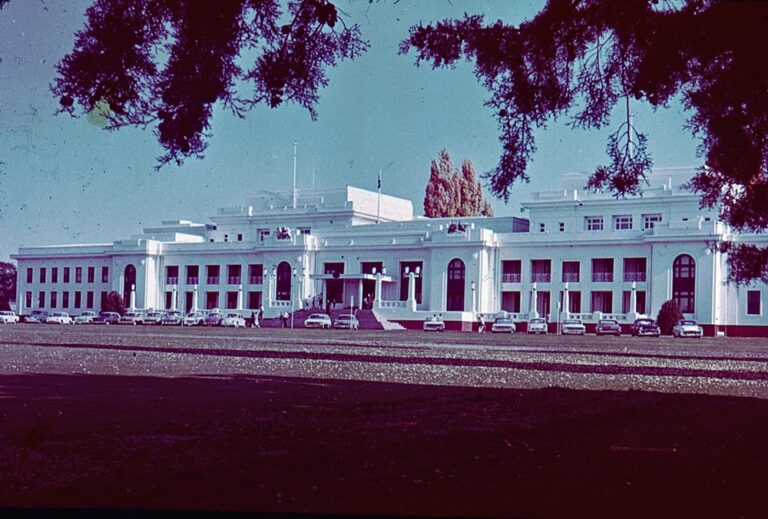 Parliament house in Canberra – c1959