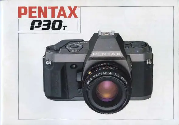 Front Cover of the Pentax P30T Camera Manual