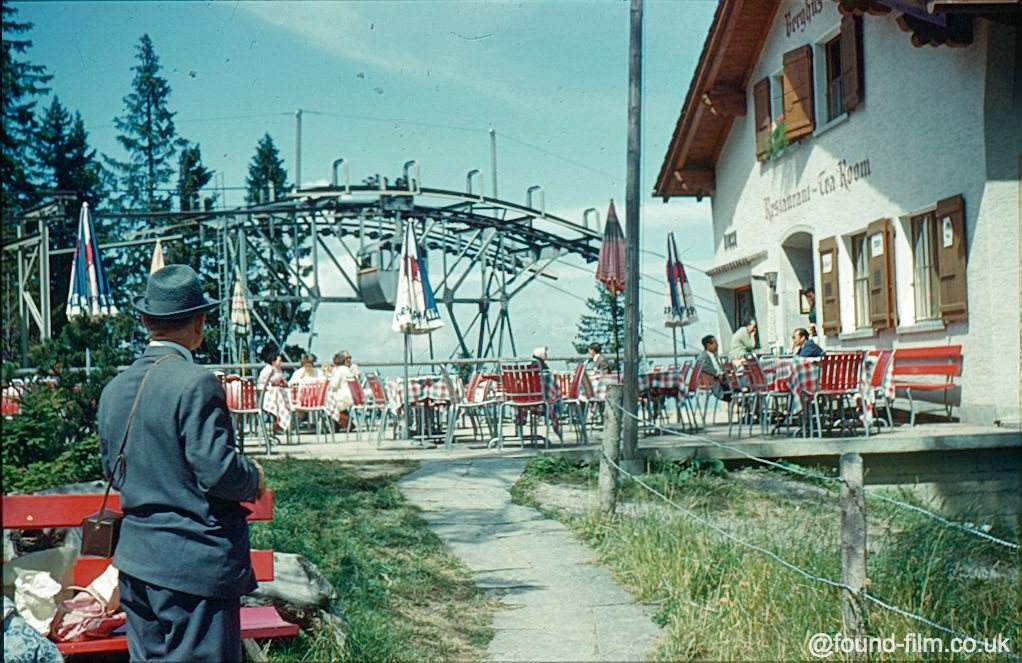 Pilatus Chair lift in Switzerland about 1962