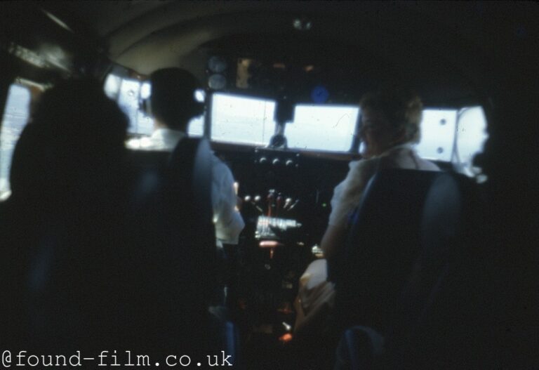 Pilot and co-pilot of a French air taxi, 1962