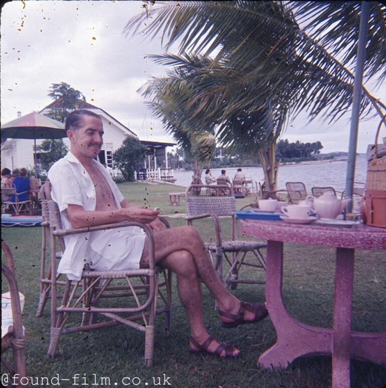 Portrait of an off duty RAF officer in Singapore