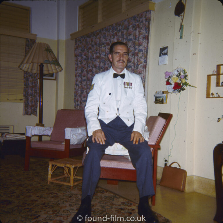 RAF Officer portrait at RAF Seletar, Singapore