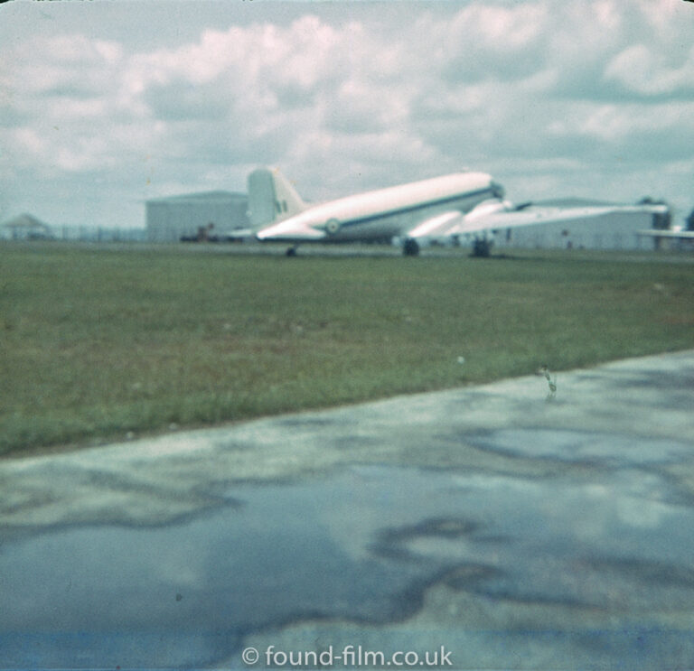 RAF plane at Seletar in the early 1960s