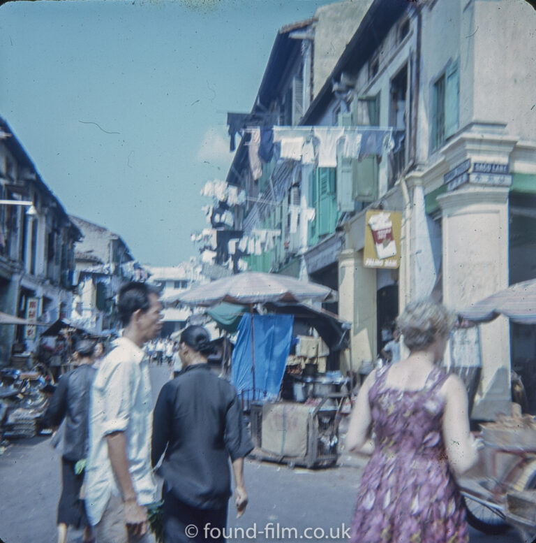 Singapore street scene on Sago Lane