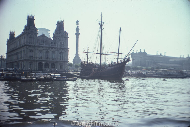 Sail boat in harbour – August 1975