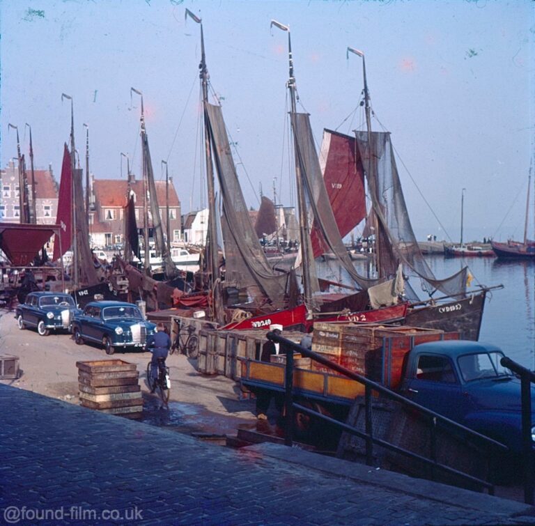 Ships and Cars at Docks probably late 1950s