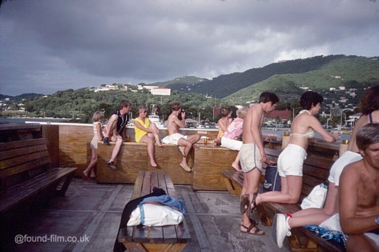 Sightseers on a boat