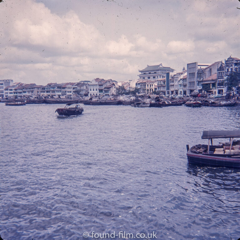 Boats on the Singapore river