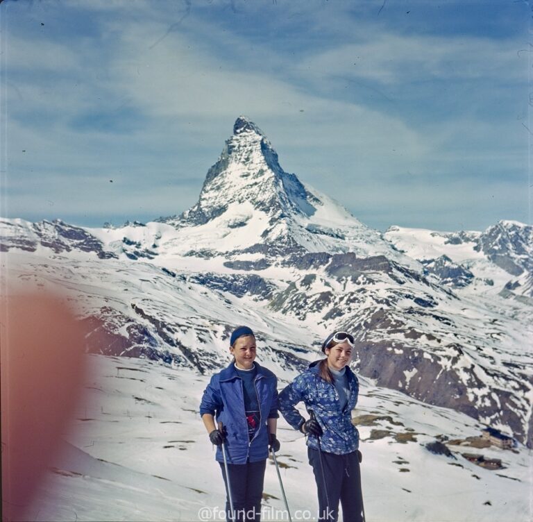 Skiing near the Matterhorn – early 1960s