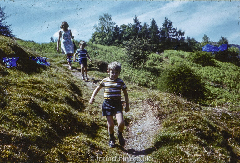 Small boy running