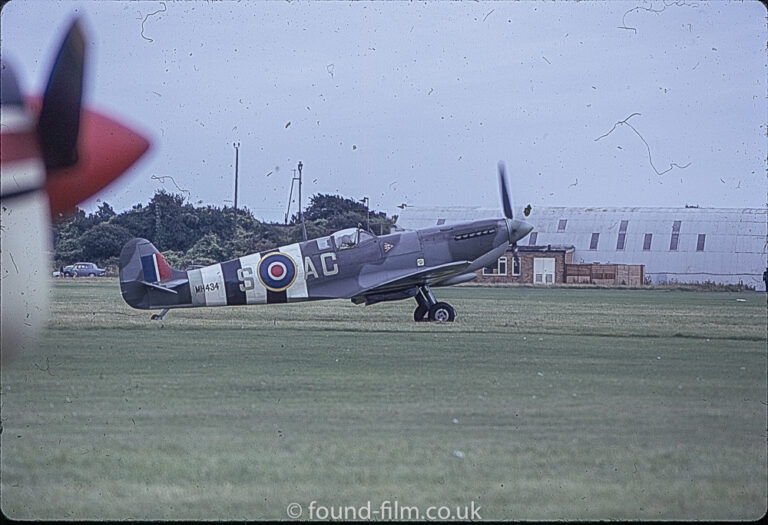 Spitfire MH434 at an airshow in October 1974