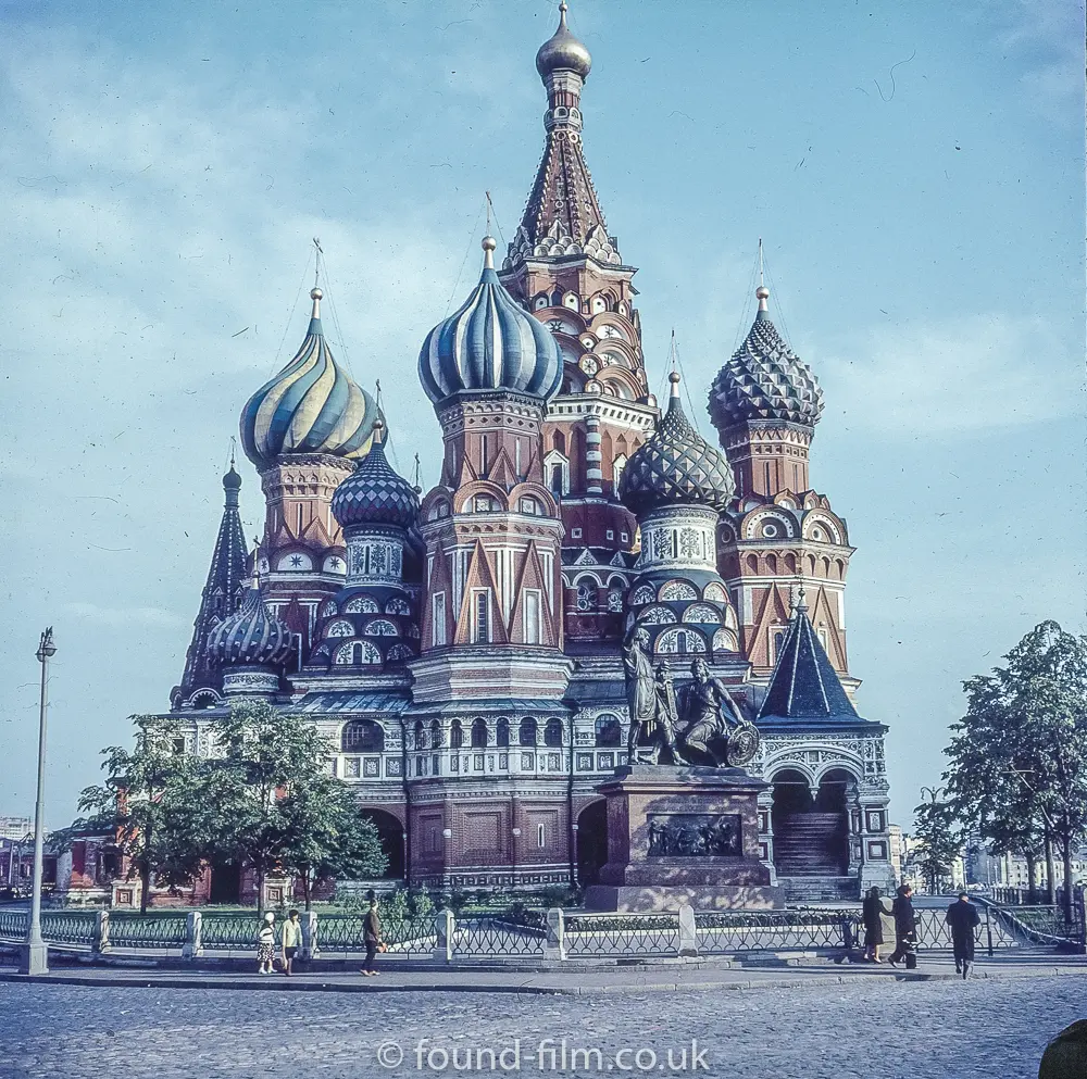 st basils cathedral moscow 1957