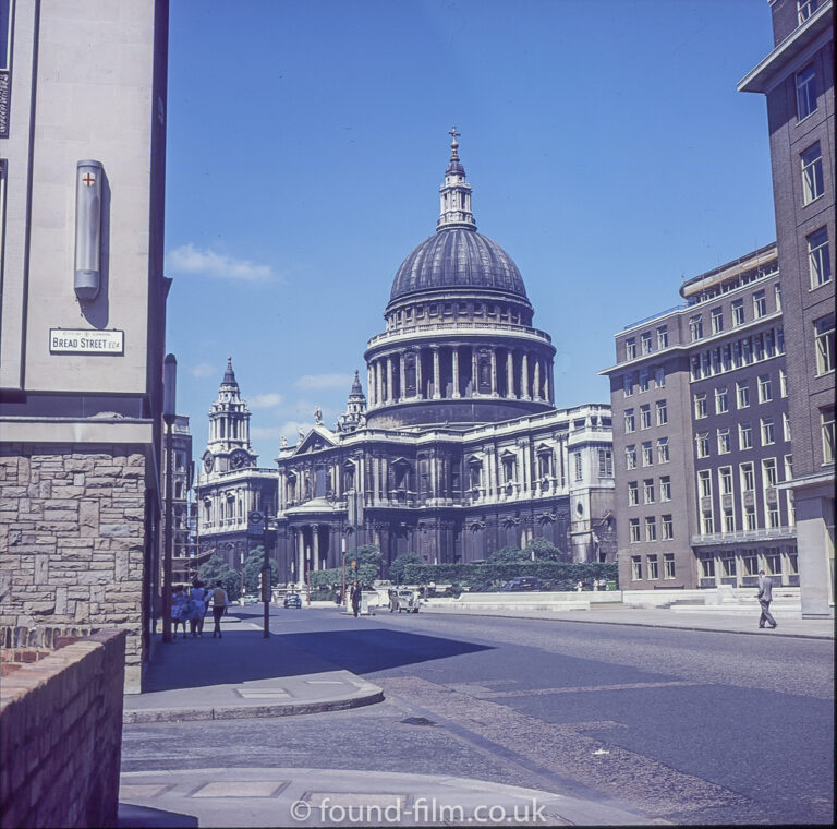 St Paul’s Cathedral in London c1975