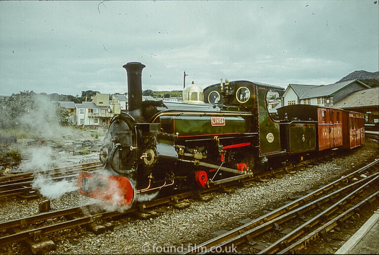 Steam Engine Linda on the Ffestiniog railway