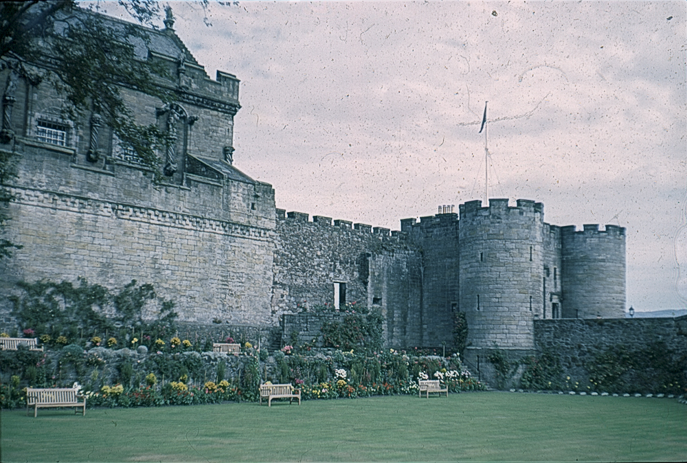 Stirling Castle gardens 1967