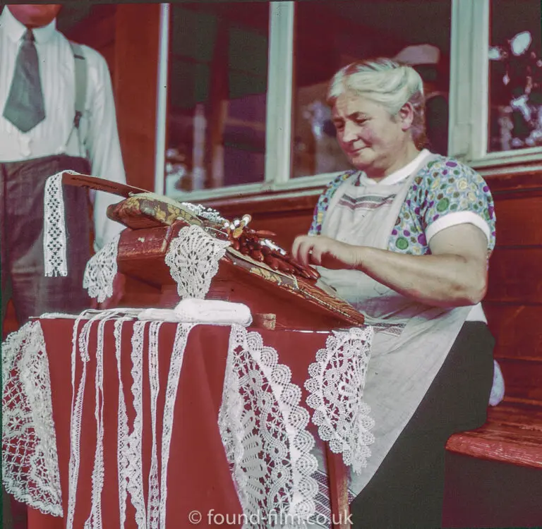 Swiss Lacemaker at Oberhofen in 1957