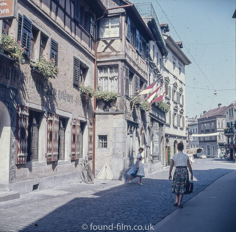 A town in Switzerland in 1957