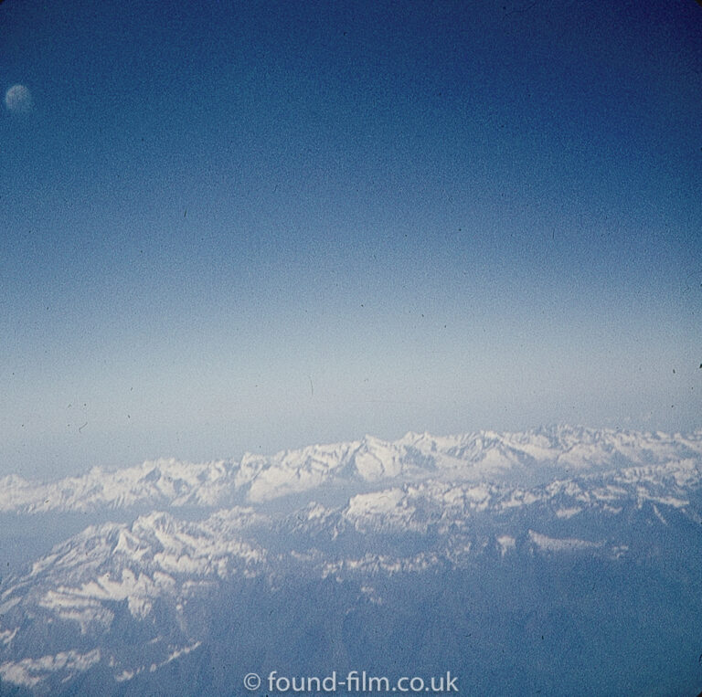 The alps from the window of a Comet