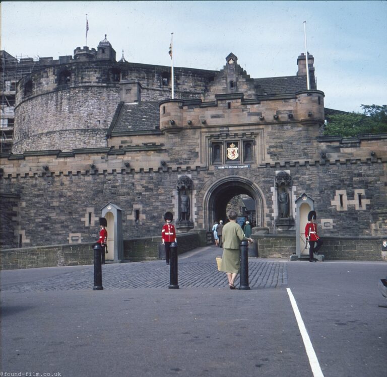 The entrance to Edinburgh castle