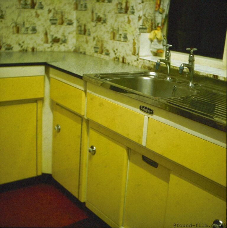 The Kitchen Sink from a 1960s house