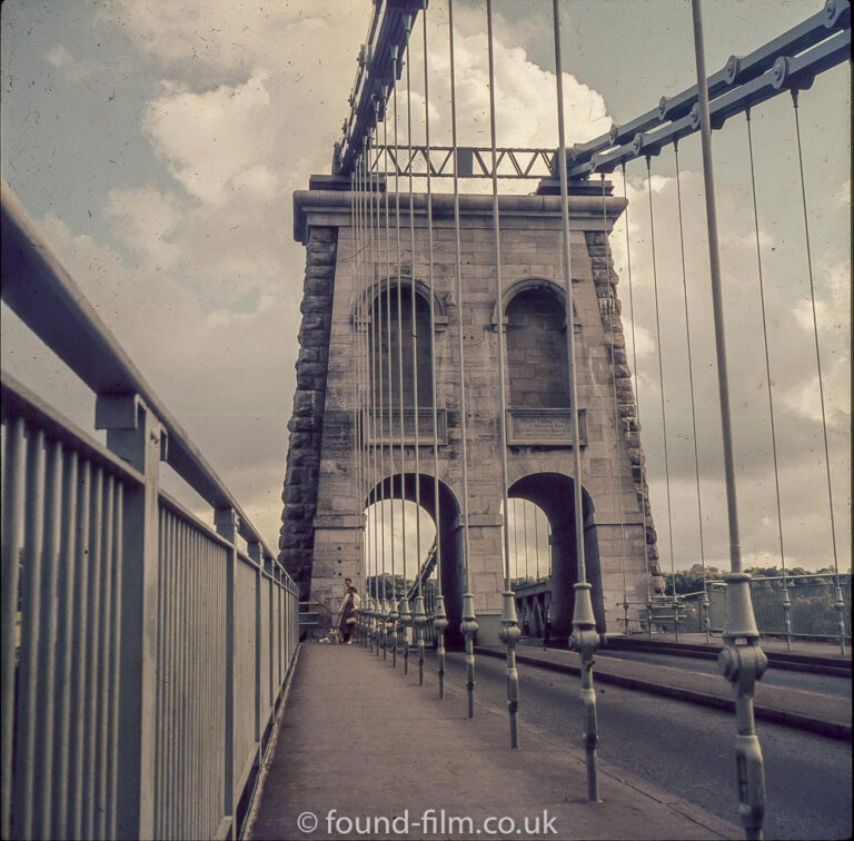 The Menai bridge in Wales