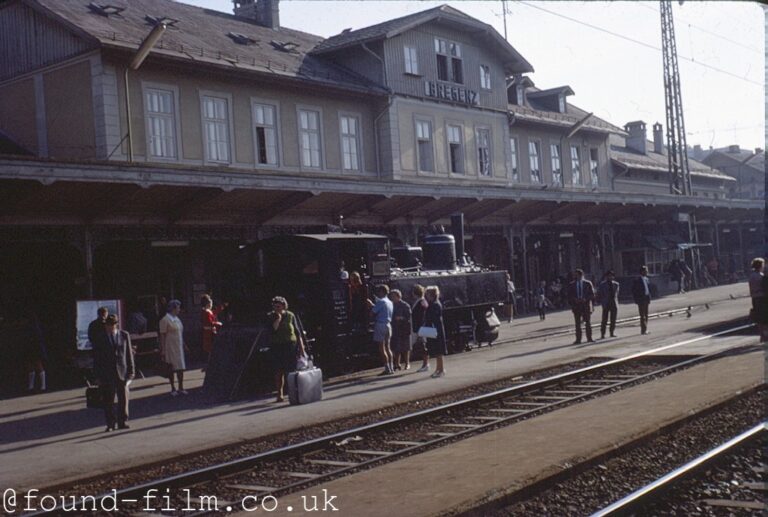 The railway station at Bregenz, Oct 1971