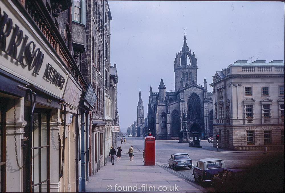 The Royal Mile in Edinburgh, 1967