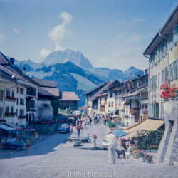 the swiss town of gruyeres in the early 1960s