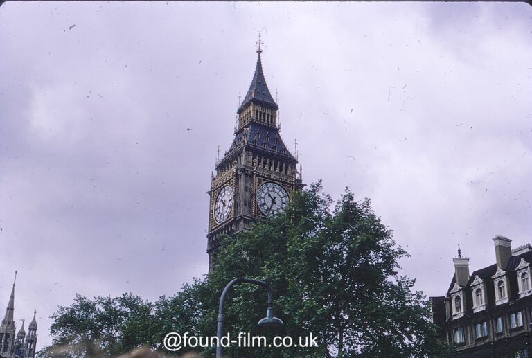 The tower of Big Ben – August 1969