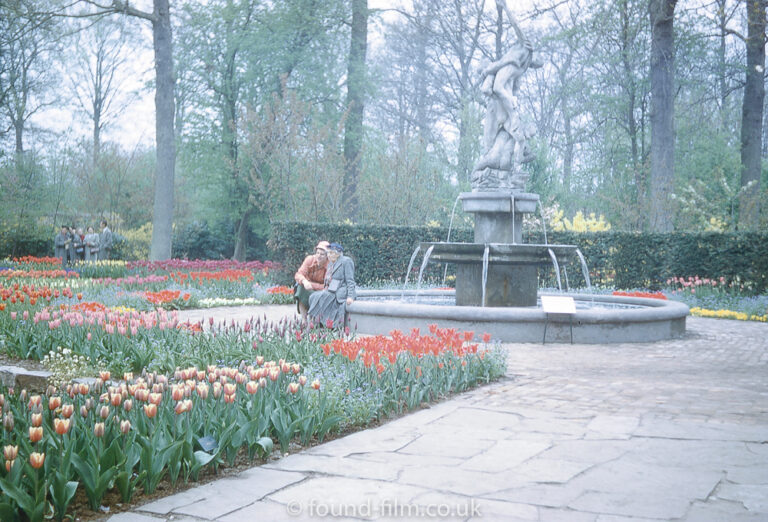 Two ladies in a park