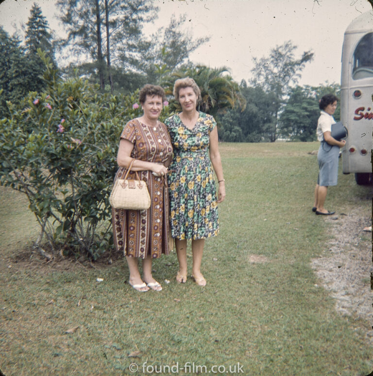 Portrait of two ladies in Singapore in the early 1960s